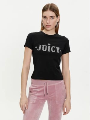 Zdjęcie produktu Juicy Couture T-Shirt Ryder Rodeo JCBCT223826 Czarny Slim Fit