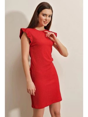 Zdjęcie produktu Jumeon Sukienka w kolorze czerwonym rozmiar: 38