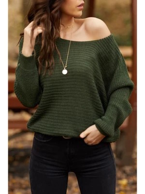 Zdjęcie produktu Jumeon Sweter w kolorze khaki rozmiar: onesize