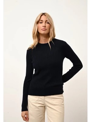 Zdjęcie produktu Just Cashmere Kaszmirowy sweter "Avana" w kolorze granatowym rozmiar: M
