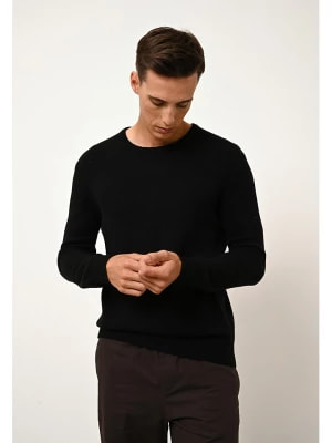 Zdjęcie produktu Just Cashmere Kaszmirowy sweter "Gabin" w kolorze czarnym rozmiar: M