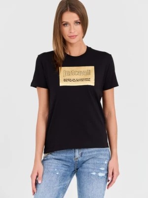 Zdjęcie produktu JUST CAVALLI Czarny t-shirt R Gold Tiger Label