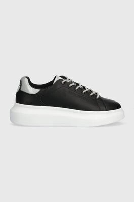 Zdjęcie produktu Just Cavalli sneakersy skórzane kolor czarny 76RA3SB1