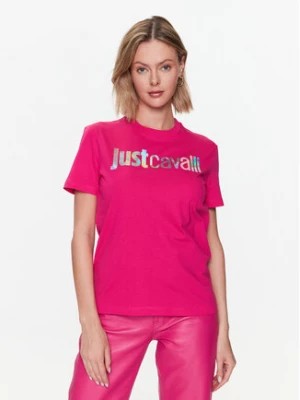 Zdjęcie produktu Just Cavalli T-Shirt 74PBHG00 Różowy Regular Fit