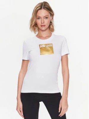 Zdjęcie produktu Just Cavalli T-Shirt 74PBHG06 Biały Regular Fit