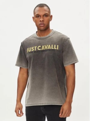 Zdjęcie produktu Just Cavalli T-Shirt 76OAHE06 Szary Regular Fit
