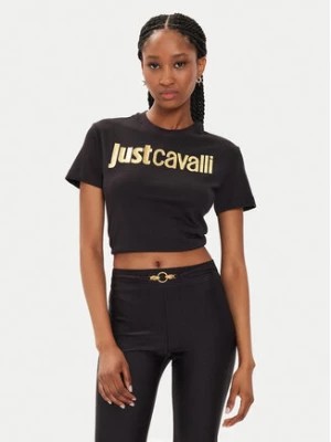 Zdjęcie produktu Just Cavalli T-Shirt 76PAHG11 Czarny Slim Fit
