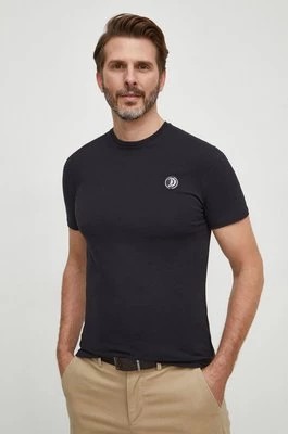 Zdjęcie produktu Just Cavalli t-shirt męski kolor czarny gładki 76OAHE12 CJ112