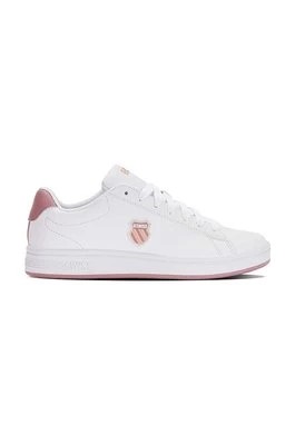 Zdjęcie produktu K-Swiss sneakersy skórzane COURT SHIELD kolor biały 96599.952.M