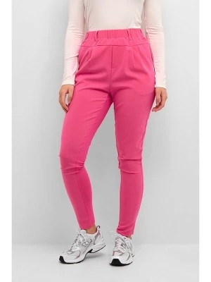 Zdjęcie produktu Kaffe Spodnie "Jillian" w kolorze różowym rozmiar: 46