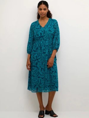 Zdjęcie produktu Kaffe Sukienka "Dori" w kolorze niebieskim rozmiar: 38