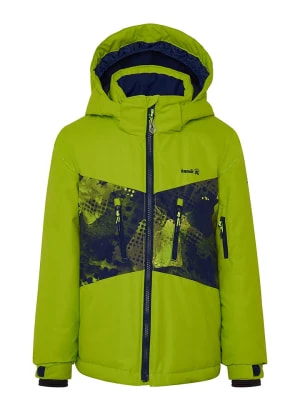 Zdjęcie produktu Kamik Kurtka narciarska "Jared" w kolorze granatowo-zielonym rozmiar: 104