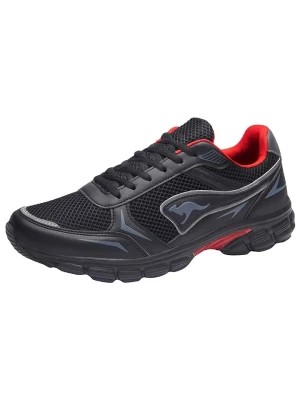 Zdjęcie produktu Kangaroos Sneakersy "Sport" w kolorze czarno-czerwonym rozmiar: 38