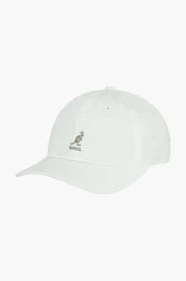 Zdjęcie produktu Kangol czapka z daszkiem bawełniana Washed Baseball kolor biały z nadrukiem K5165HT-WHITE