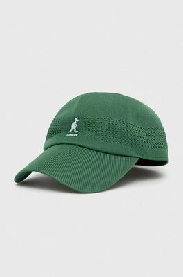 Zdjęcie produktu Kangol czapka z daszkiem kolor zielony gładka