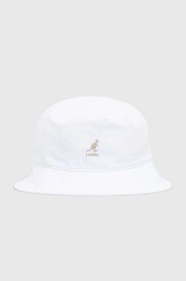 Zdjęcie produktu Kangol kapelusz bawełniany Kapelusz Kangol Washed Bucket K4224HT WHITE kolor biały bawełniany K4224HT-WHITE