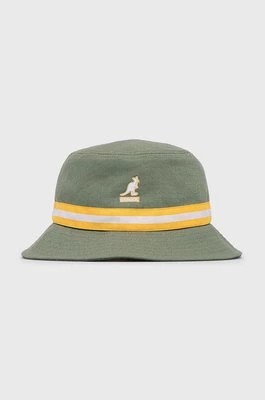 Zdjęcie produktu Kangol kapelusz bawełniany kolor zielony bawełniany