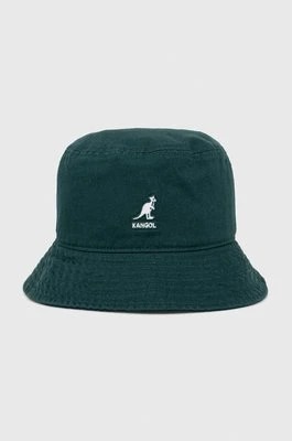 Zdjęcie produktu Kangol kapelusz bawełniany kolor zielony bawełniany