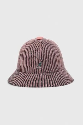Zdjęcie produktu Kangol kapelusz z domieszką wełny kolor różowy z domieszką wełny