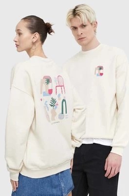 Zdjęcie produktu Kaotiko bluza bawełniana kolor beżowy z nadrukiem