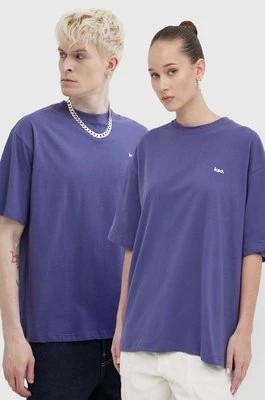 Zdjęcie produktu Kaotiko t-shirt bawełniany kolor fioletowy gładki