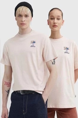 Zdjęcie produktu Kaotiko t-shirt bawełniany kolor różowy z aplikacją