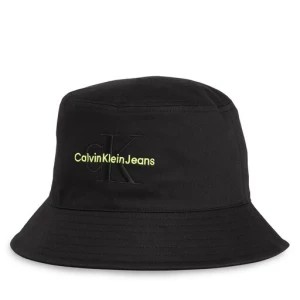 Zdjęcie produktu Kapelusz Calvin Klein Jeans Monogram Bucket Hat K60K611029 Black/Sharp Green 0GX