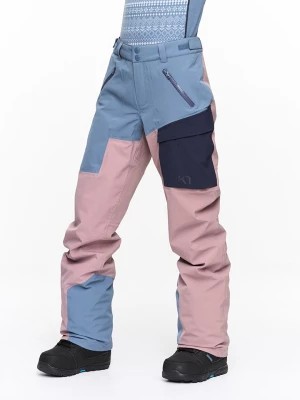 Zdjęcie produktu KARI TRAA Spodnie narciarskie w kolorze szaroróżowo-niebieskim rozmiar: L