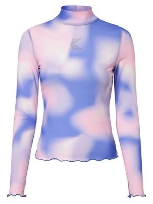 Zdjęcie produktu Karl Kani Damska koszulka z długim rękawem Kobiety Sztuczne włókno niebieski|różowy|wielokolorowy wzorzysty,