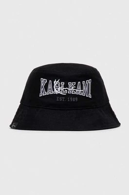 Zdjęcie produktu Karl Kani kapelusz bawełniany kolor czarny bawełniany