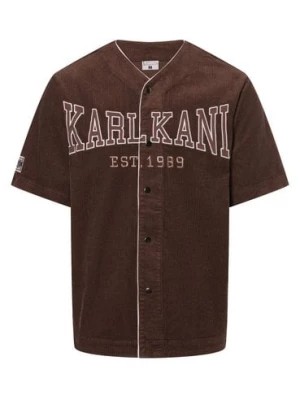 Zdjęcie produktu Karl Kani Koszula męska Mężczyźni Regular Fit Bawełna brązowy jednolity,