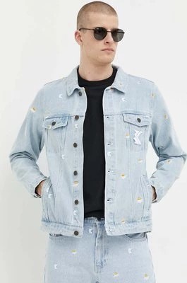 Zdjęcie produktu Karl Kani kurtka jeansowa męska kolor niebieski przejściowa