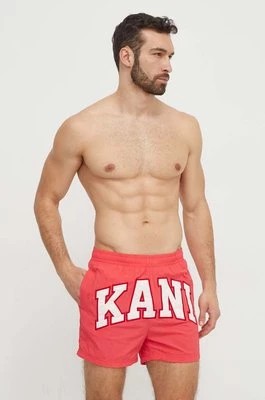 Zdjęcie produktu Karl Kani szorty kąpielowe męskie kolor czerwony