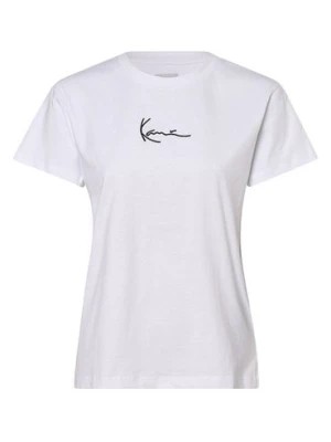 Zdjęcie produktu Karl Kani T-shirt damski Kobiety Bawełna biały jednolity,