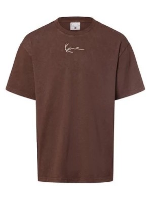 Zdjęcie produktu Karl Kani T-shirt męski Mężczyźni Bawełna brązowy nadruk,