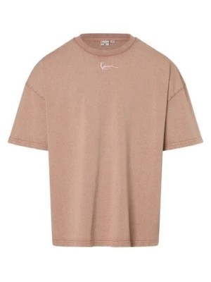Zdjęcie produktu Karl Kani T-shirt męski Mężczyźni Bawełna różowy jednolity,