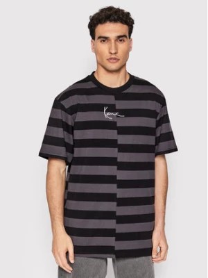 Zdjęcie produktu Karl Kani T-Shirt Small Signature Split Stripe 6033291 Szary Regular Fit