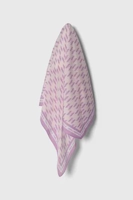 Zdjęcie produktu Karl Lagerfeld apaszka damska kolor różowy wzorzysta