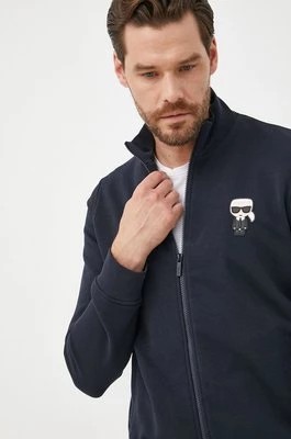 Zdjęcie produktu Karl Lagerfeld bluza 500900.705895 męska kolor granatowy z aplikacją