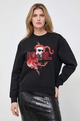 Zdjęcie produktu Karl Lagerfeld bluza damska kolor czarny