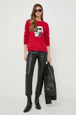 Zdjęcie produktu Karl Lagerfeld bluza damska kolor czerwony