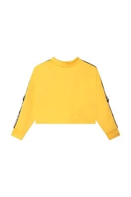Zdjęcie produktu Karl Lagerfeld bluza dziecięca kolor żółty z aplikacją