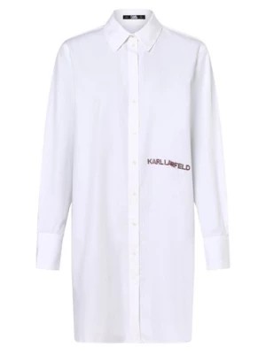 Zdjęcie produktu KARL LAGERFELD Bluzka damska Kobiety Bawełna biały jednolity,