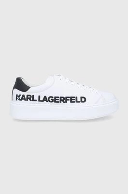 Zdjęcie produktu Karl Lagerfeld Buty skórzane MAXI KUP kolor biały KL52225