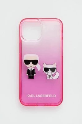 Zdjęcie produktu Karl Lagerfeld etui na telefon iPhone 13 mini 5,4'' KLHCP13STGKCP kolor różowy
