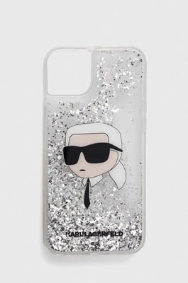 Zdjęcie produktu Karl Lagerfeld etui na telefon iPhone 14 Plus 6,7 kolor srebrny