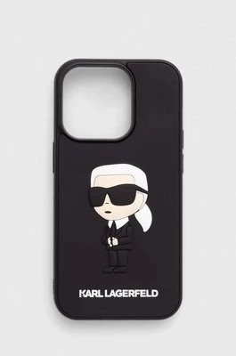Zdjęcie produktu Karl Lagerfeld etui na telefon iPhone 14 Pro 6.1" kolor czarny