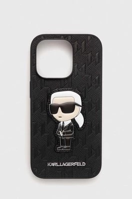 Zdjęcie produktu Karl Lagerfeld etui na telefon iPhone 14 Pro 6,1" kolor czarny