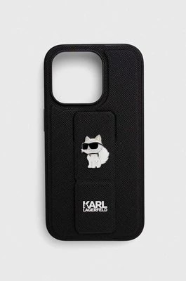 Zdjęcie produktu Karl Lagerfeld etui na telefon iPhone 14 Pro 6.1'' kolor czarny