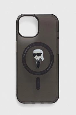 Zdjęcie produktu Karl Lagerfeld etui na telefon iPhone 15 6.1 kolor czarny